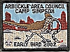 2002 Camp Simpson - Early Bird