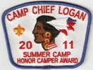 2011 Camp Chief Logan - Honor Camper Award 2011 Camp Chief Logan - Honor Camper Award