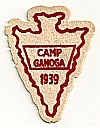 1939 Camp Ganoga Felt