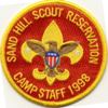 1998 Sand Hill Scout Reservation - Camp Staff 1998 Sand Hill Scout Reservation - Camp Staff