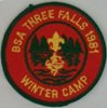 1981 Camp Three Falls - Winter Camp