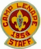 1954 Camp Lenape - Staff 1954 Camp Lenape - Staff