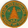 1953 Camp Ken-Etiwa-Pec