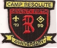 1999 Camp Resolute - 75th Anniversary 1999 Camp Resolute - 75th Anniversary