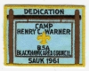 1961 Camp Henry C. Warner 1961 Camp Henry C. Warner