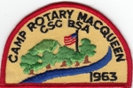 1963 Camp Rotary MacQueen 1963 Camp Rotary MacQueen